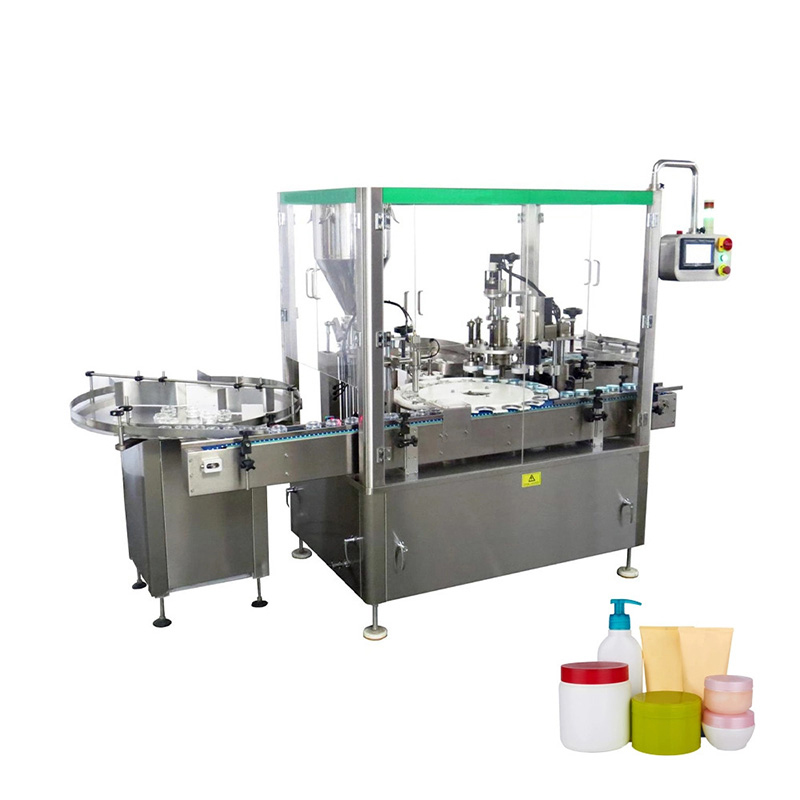 Automatic Cream Filling and Capping Machine