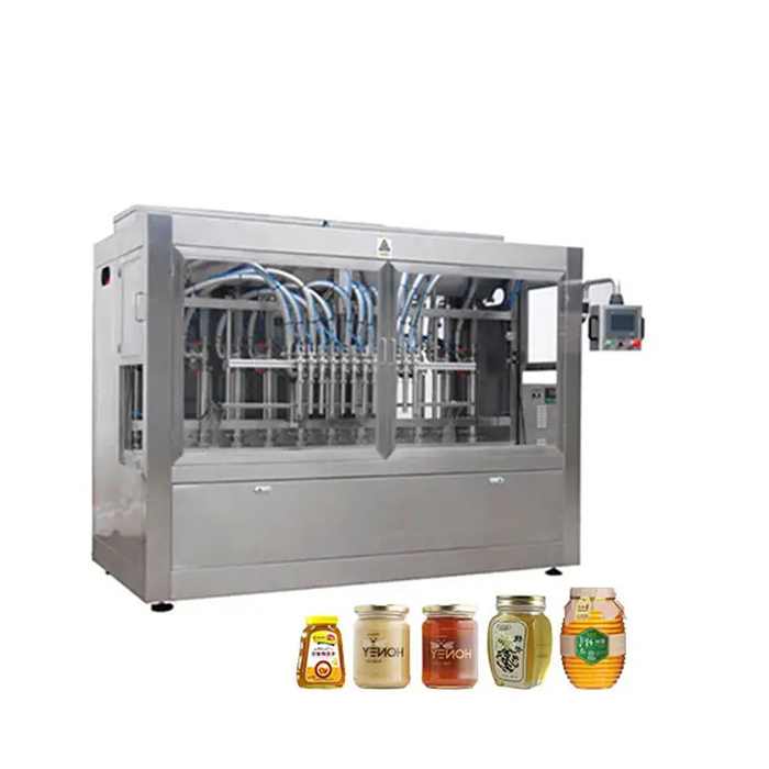 Automatic Glass Jar Honey Filling Capping Machine