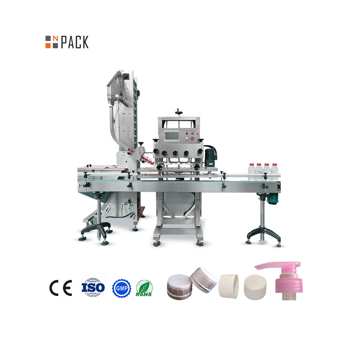 Full Automatic Glass Bottle Capping Machine For Shampoo
