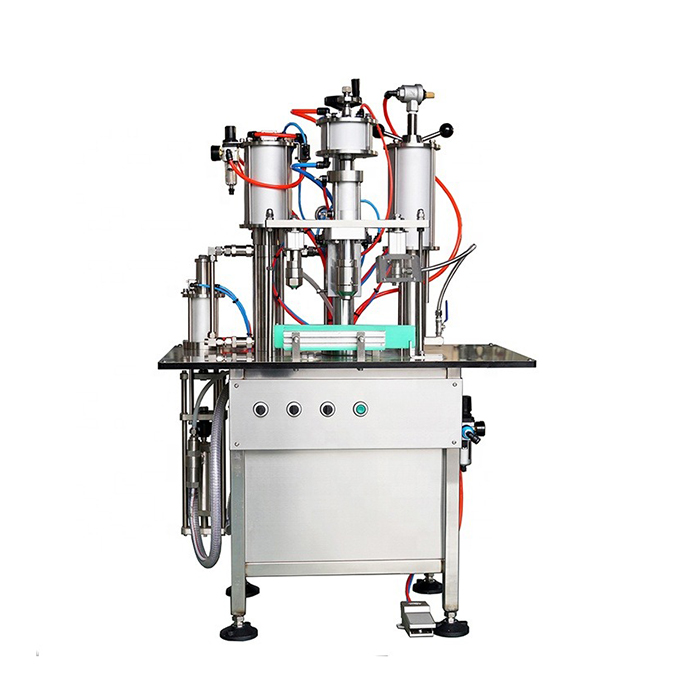 Cheap Auto Spray Can Filling Machine TopFillers