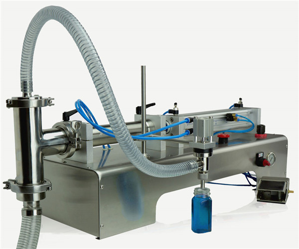 Pneumatic Control Double Heads Lube Oil Filling Machine 