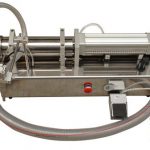 Полуавтоматска машина за полнење на месо со висока вискозност, лесен, мед