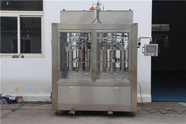 Automātiska ievārījumu pudeļu pildīšanas mašīna