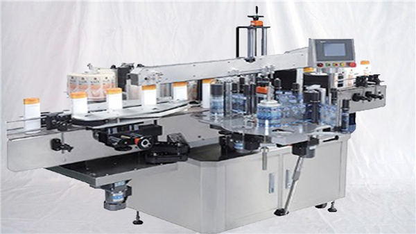 Máquina de etiqueta de superficie superior de botella de perfume de vidro