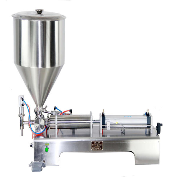 Semi-automatic piston jar cream filling machine