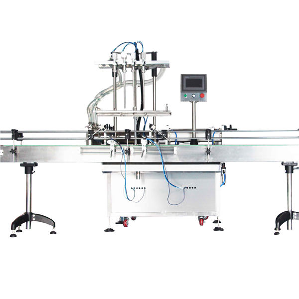 Máquina de enchimento / enchimento automáticos do pistão da loção de 8, 10, 12 cabeças
